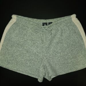 Derek Heart Gray and Cream Athletic Shorts